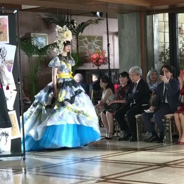 #Repost @saori_vj (@get_repost)
   
Dolce & Gabbana Alta Moda in Tokyo at Italian    Embassy #lamoreébellezza #dglovesjapan #dgaltamoda