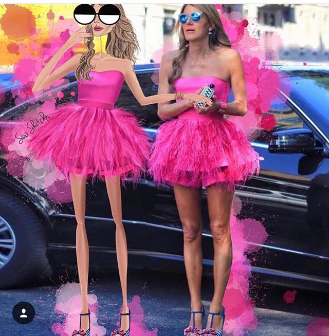 #Repost @sew_sketchy (@get_repost)LOVE IT    
@anna_dello_russo #loveyou #idol #annadellorusso #yougotsewsketched
