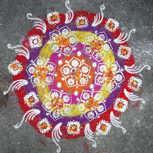 #Kolam and #Rangoli #design ideas just in time for #Deepavali on buro247.sg #Buro247Singapore #indianart
