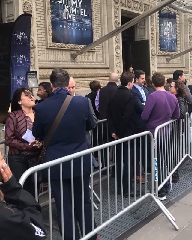 Thanks for coming out Brooklyn! #KimmelinBrooklyn