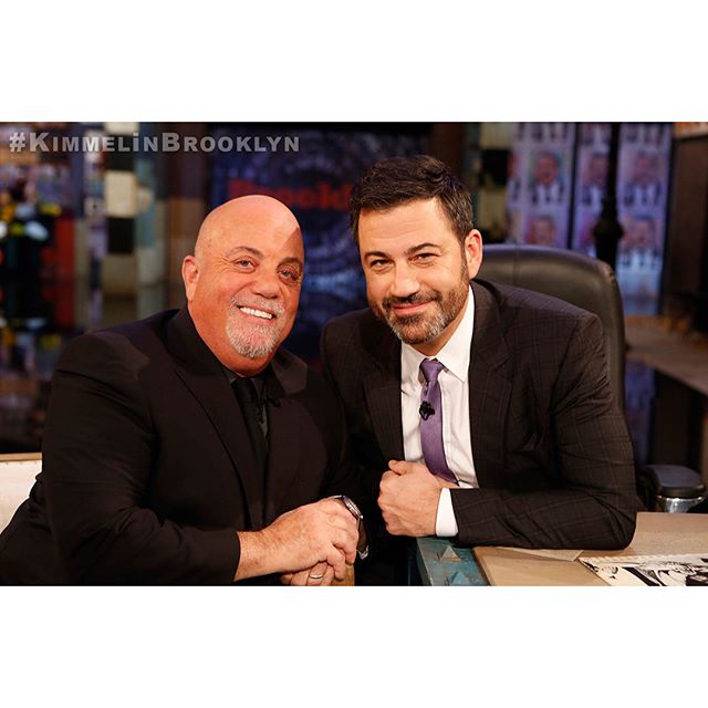 The great @BillyJoel! #KimmelinBrooklyn