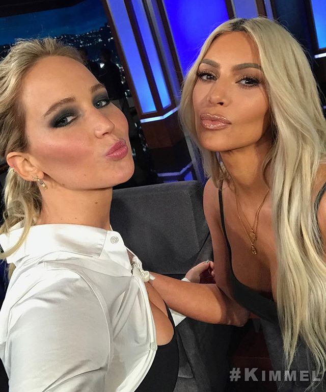Guest Host Jennifer Lawrence is obsessed with @KimKardashian and has a LOT of amazing questions for her TONIGHT on #Kimmel!