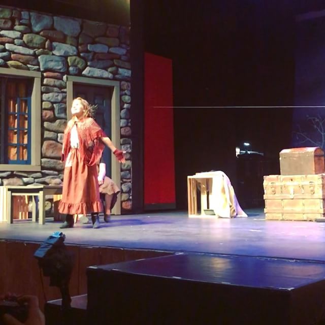 So proud of my baby girl    #AnjaLouise playing Nancy at a #OliverTwist Play   