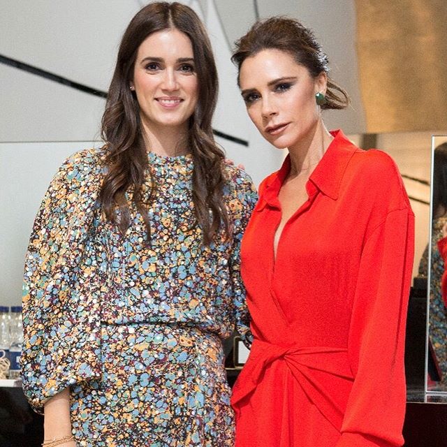 Such a great evening with @britishvogue at my #VBDoverSt store. Lovely to meet you @jessicadiner! x VB
