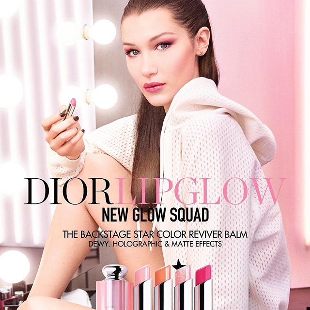 My new 2018 Dior campaign for one of my favorite products ever!! @DiorMakeup Lip Glow!     Shot by   @cassblackbird @peterphilipsmakeup @alexwhiteedits  