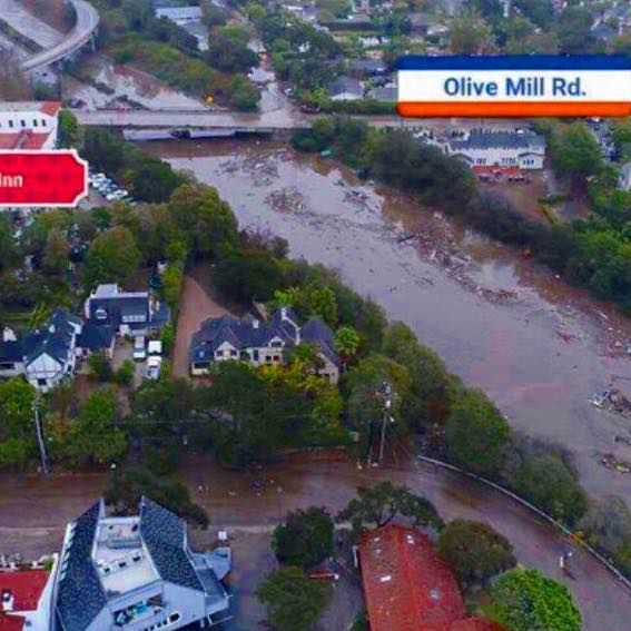 My beautiful home town of Montecito.... Where my roots were placed, where my mother raised me and my family. Completely under water. I really can't believe it. I am praying and thinking so much for our friends in the hospital and their families that are still missing. For our horses, dogs, cats-all animals- that gave us happiness, who are now searching for a dry place to lay their heads.. our elementary school... The freeway to drive to school and where @mini_jk_imbig would walk after school.. under water. My heart is broken.... I remember when something similar happened in La Conchita about 12 years ago, so close to us and how much it took to rebuild... I can't imagine how Montecito feels now. I am so sorry. As always- Please send websites for donations. I'm ready to help. Thank you to the rescue, fire fighters and security teams in SB for staying strong and your hard work to pull out anybody and anything in sight. My love is with you so deeply SB.