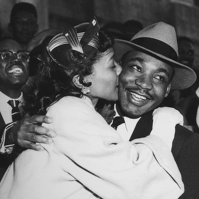    Giving my respect and gratitude to Martin Luther King Jr. , and his wife Coretta Scott King. Thank you for shaping our world into a better place. Thank you for leading with love and showing the power of it. We have a long way to go, but your examples live with us. Your sacrifices are as significant as can be. Thank you for your prints on our world.   