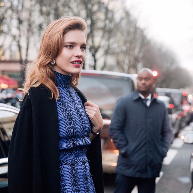Looking for my frow partrners @kylieminogue @arizona_muse    thanks for the show @ralphandrusso #pfw
