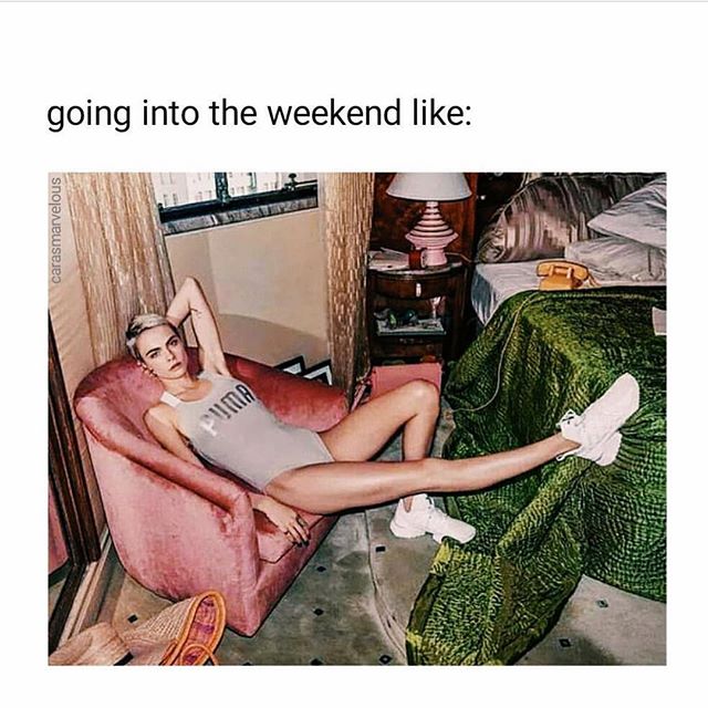 Happy weekend everybody   