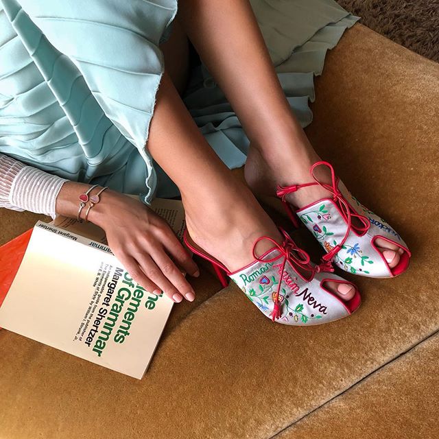 Thank you @malonesouliers for these gorgeous personalised shoes   ps: can you spot my babies  names?                