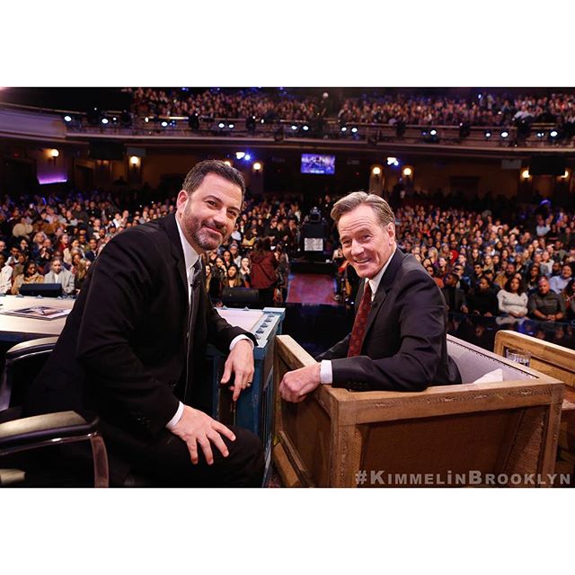 We bid farewell to Brooklyn with the great @BryanCranston! #KimmelinBrooklyn