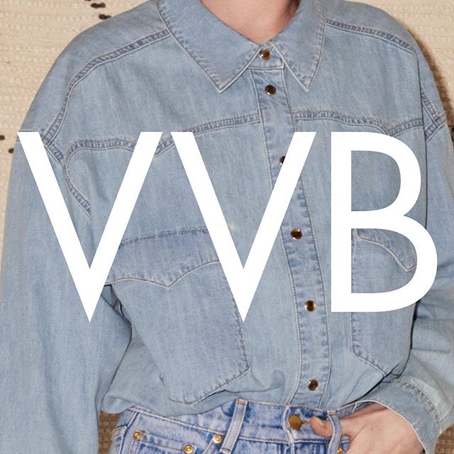 Double denim! Shop #VVBAW18 denim at the link in bio or at 36 Dover Street London x VB