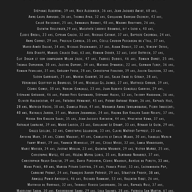 13 Novembre 2015      
On ne vous oublie pas     