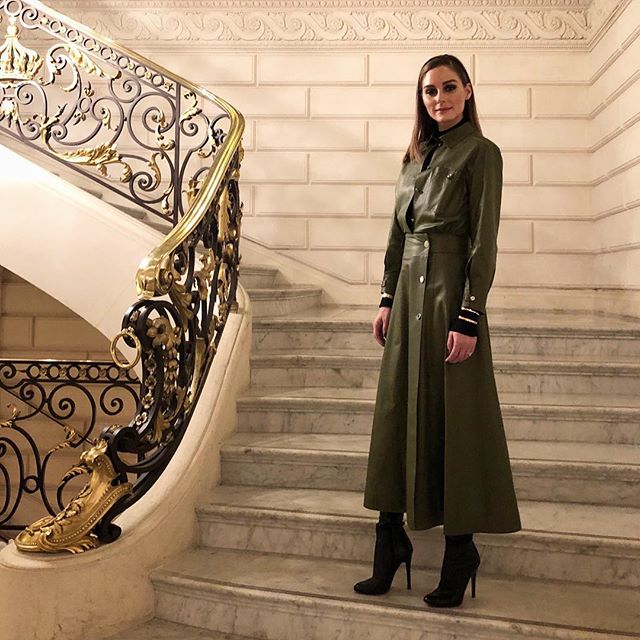 A splash of green at @hermes  