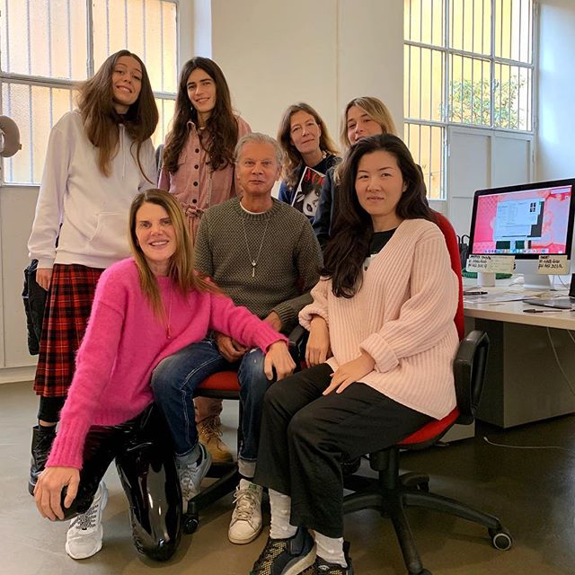    Finally Reunited    at @voguejapan office in Milan        #voguejapansquad