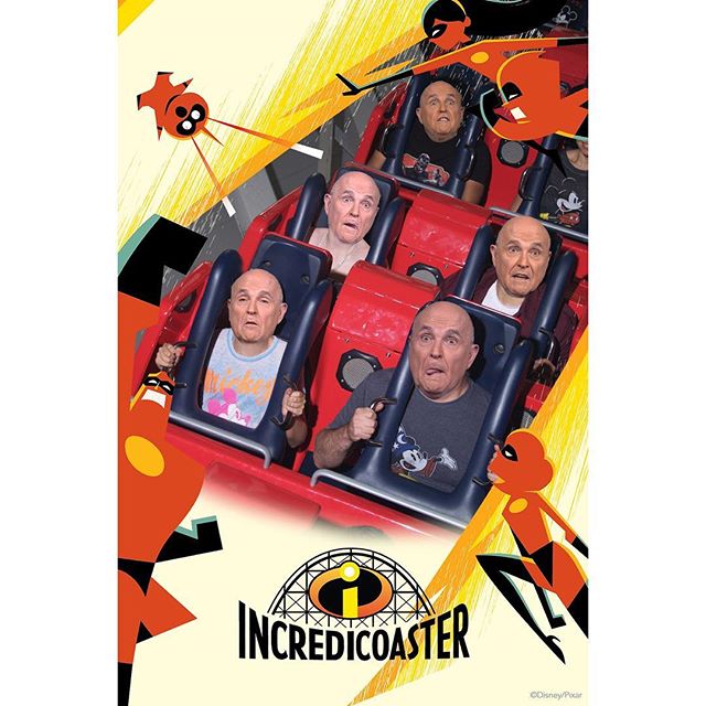 Why does Rudy Giuliani always look like he s on a roller coaster?