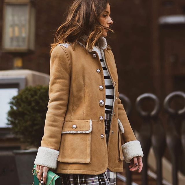 Shearling chic.