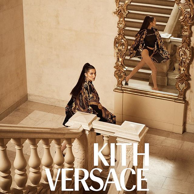 My usual home attire  
 @Kith X @Versace ! New campaign by @pierretoussaint @clare_byrne 
Thank you @ronniefieg & @donatella_versace !!!!!   