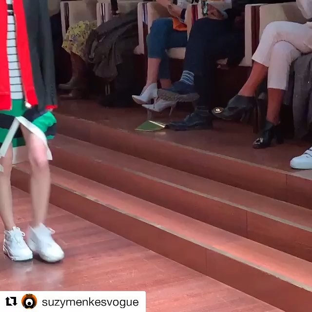 #Repost @suzymenkesvogue          
Burberry: astounding fashion diversity from Riccardo Tisci