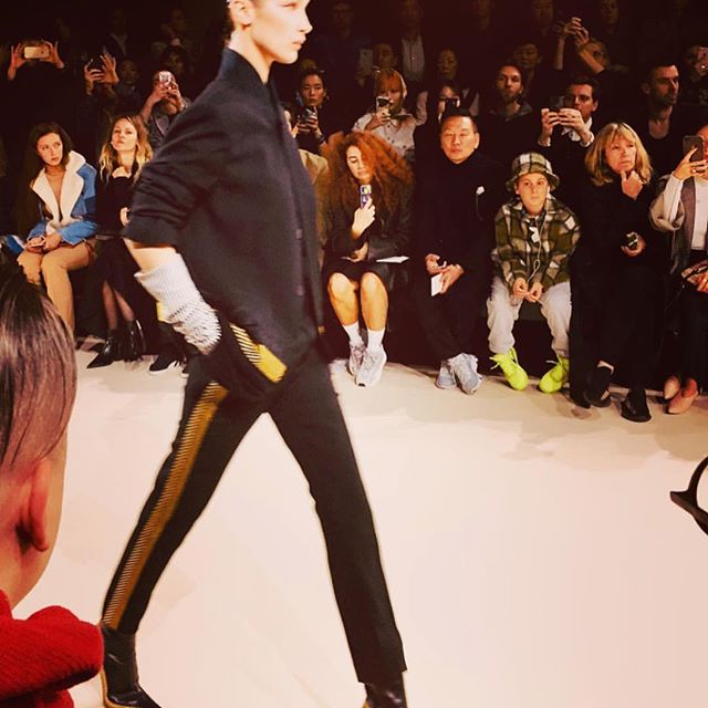 @h.a .. thank you Haider for being so wonderful and genuine ... watching you and your team work was one of the most impressive, special & important moments to me so far...i am so grateful to have been a part of your show  Genius !   @haiderackermann_official thank you forever @alexandrasandbergcasting    