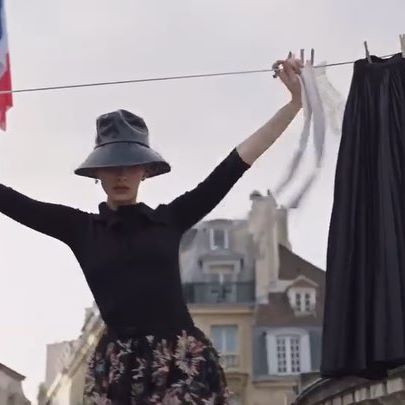 @dior by @mariagraziachiuri for @voguemagazine directed by @gvsgvs EPIC styling @jordenbickham (backwards flannel puffer and robe moment included )   also, who knew I was good at this sport... *noted for future