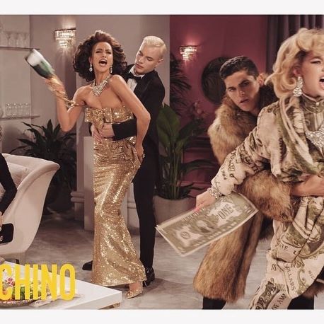 ON THIS SEASON OF @MOSCHINO..       FW19 Campaign by the Greats #StevenMeisel @itsjeremyscott @carlynecerfdedudzeele @guidopalau @patmcgrathreal a million thank you s. I love you all so much @joansmalls @irinashayk