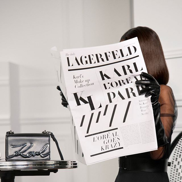 A collaboration like no other. #KarlxLorealParis will feature makeup classics with a rock-chic touch. Coming in September from KARL LAGERFELD and @LorealMakeup