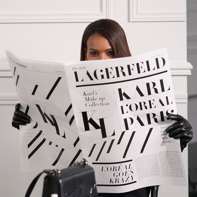 Two iconic Parisian brands are joining forces: KARL LAGERFELD will collaborate with @loreal to create an exclusive makeup collection. Launching worldwide in September 2019. #KARLXLOREALPARIS
