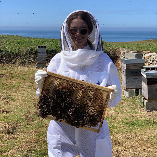 Don t worry, bee happy    thank you for an incredible little adventure @guerlain and teaching me the secrets of your black bee honey and the mastery behind it, it tastes and feels amazing         #guerlainforbees