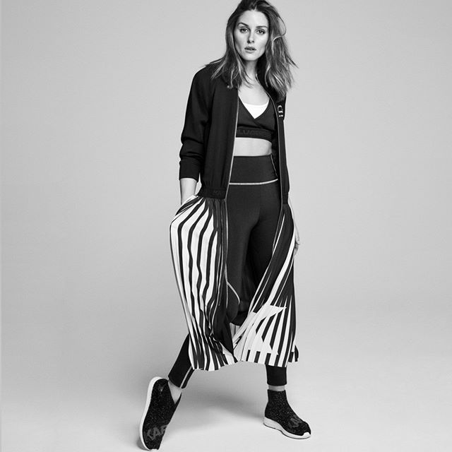 Olivia's tip: "Keep athleisure feeling elevated by playing off the textures of your ensemble." Discover her essential styles from the new #KARLXOLIVIA collaboration.