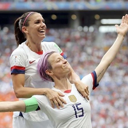 #WorldCup champs @AlexMorgan13 & @MRapinoe will be here on THURSDAY!!!        #TeamUSA @USWNT
