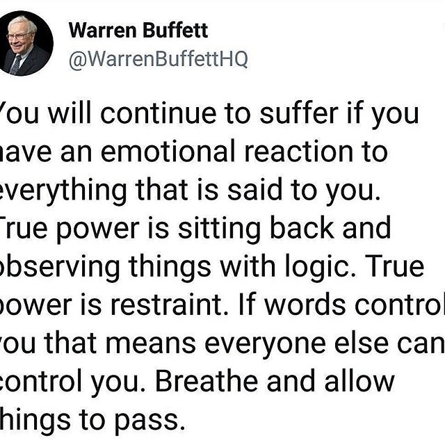 Thank you Mr. Buffet @officialwarrenbuffett