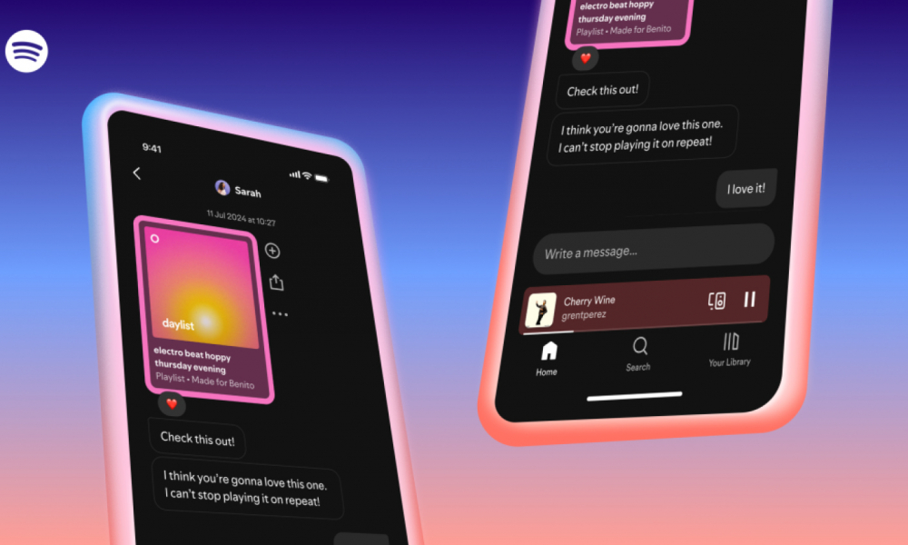 Spotify шинэчлэл: Хэрэглэгчид хоорондоо чатлах боломжтой боллоо