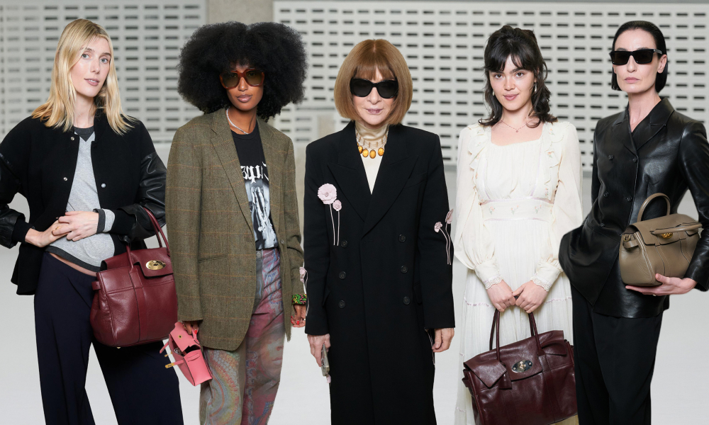 Mulberry SS2027 шоунд хүрэлцэн ирсэн тусгай зочид