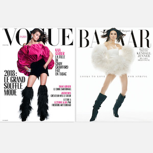 Harper's Bazaar ба Vogue сэтгүүлүүд ижил төстэй нүүр хуудас гаргалаа