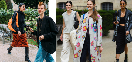 Кутюр загварын долоо хоногийн street style