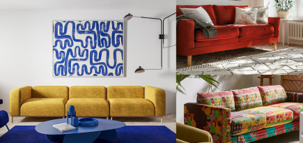 Интерьерийн шийдэл: Тод өнгийн буйдан