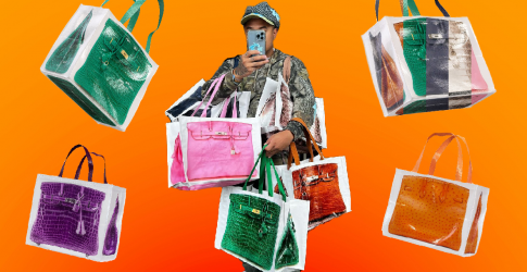 Birkin цүнхийг 50 ам.долларын шоппер уут болгон хувиргасан дизайнер Ксилк Лорена