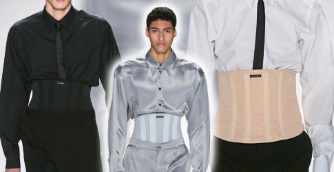 Эрчүүд корсет өмсөж болно: Dolce & Gabbana намар-өвөл 2023 цуглуулга