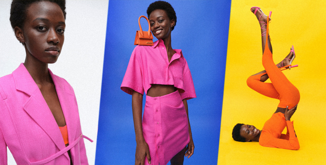Jacquemus энэ зуны гол хоёр өнгөөр улбар шар болон тод ягааныг нэрлэлээ