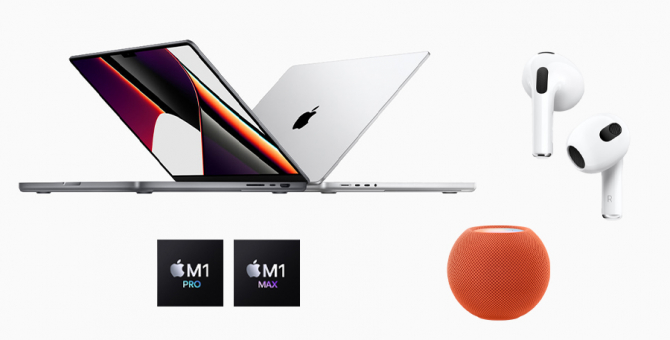 Apple компани шинэ MacBook Pro, AirPods болон HomePod Mini танилцууллаа