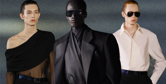 Эрэгтэй загвар дур булаам байхдаа яаж харагддагийг Saint Laurent үзүүллээ