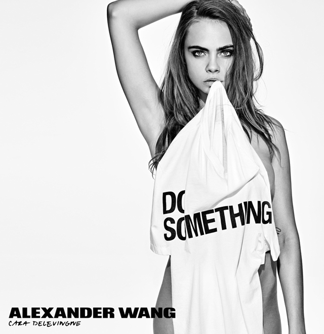 Кара Делевинь, Кейт Мосс  Alexander Wang-ийн DoSomething төслийн зураг авалтад