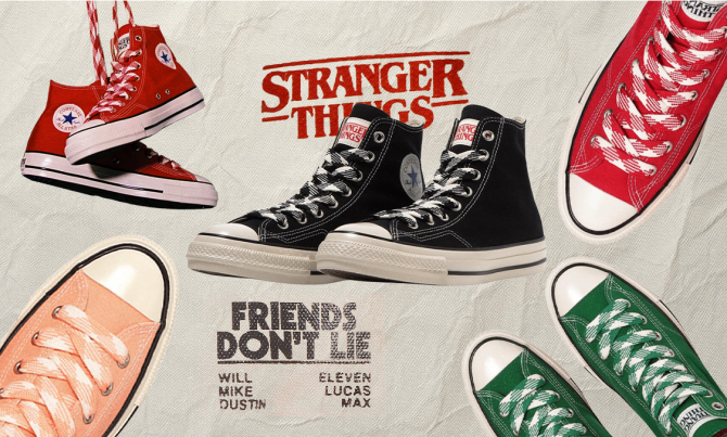 Converse Japan \"Stranger Things\" киноноос сэдэвлэсэн тусгай цуглуулга танилцууллаа