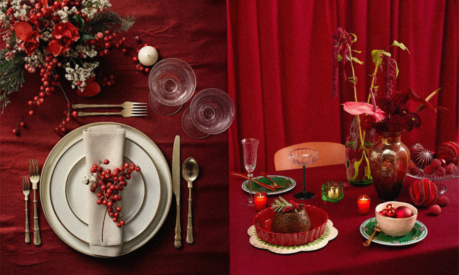 Шинэ жилийн баярын ширээгээ улаан өнгөөр чимэглээрэй