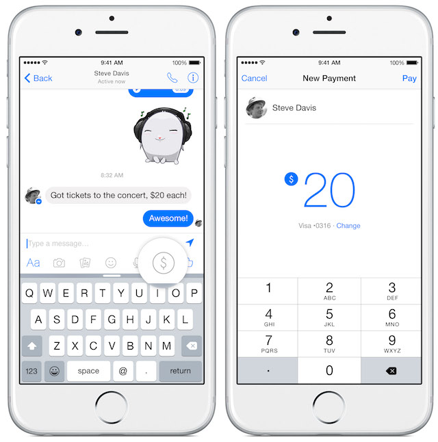 Facebook Messenger найзуудад төлбөрөө хувааж төлөхөд нь тусална