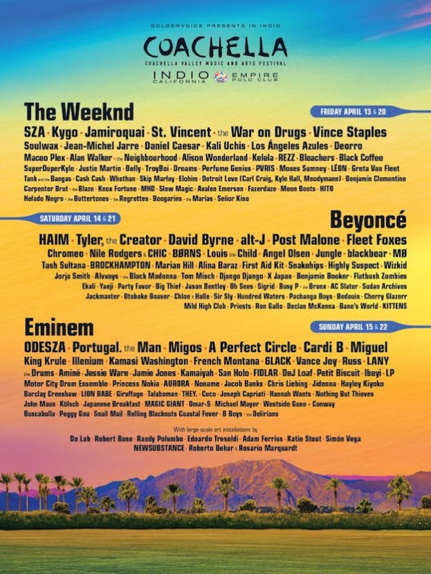 Coachella 2018 хөгжмийн наадам дээр ямар уран бүтээлчид дуулахыг харцгаая