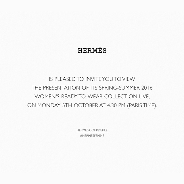 Эндээс үзээрэй: Hermès, хавар-зун 2016