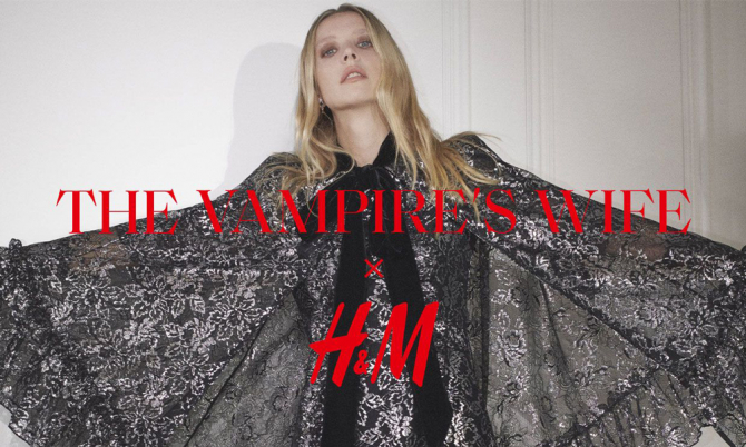 Хээнцэр готик Хэллоуин: The Vampire's Wife x H&M