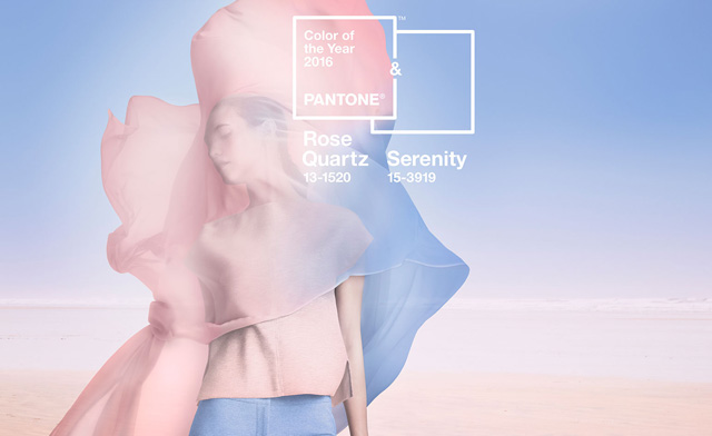Pantone: 2016 оны голлох өнгө Rose Quartz, Serenity